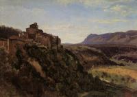 Corot, Jean-Baptiste-Camille - Papigno - Buildings Overlooking the Valley